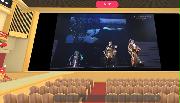 仮想空間に京都南座を再現し、劇場と同じように歌舞伎を鑑賞できる（ＮＴＴ提供）