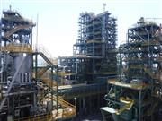 ＪＦＥスチール西日本製鉄所福山地区のフェロコークス実証設備＝広島県福山市