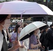 梅雨入り前の今日、東京は夏日となった＝１１日午後、東京都渋谷区（鴨志田拓海撮影）