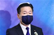 立憲民主党・福山哲郎幹事長（春名中撮影）