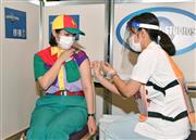 新型コロナウイルスワクチンの職場接種が始まったユニバーサル・スタジオ・ジャパン（ＵＳＪ）＝２１日午前、大阪市此花区（南雲都撮影）