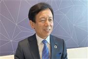 日本損害保険協会の会長に就任した三井住友海上火災保険の船曳真一郎社長（西村利也撮影）