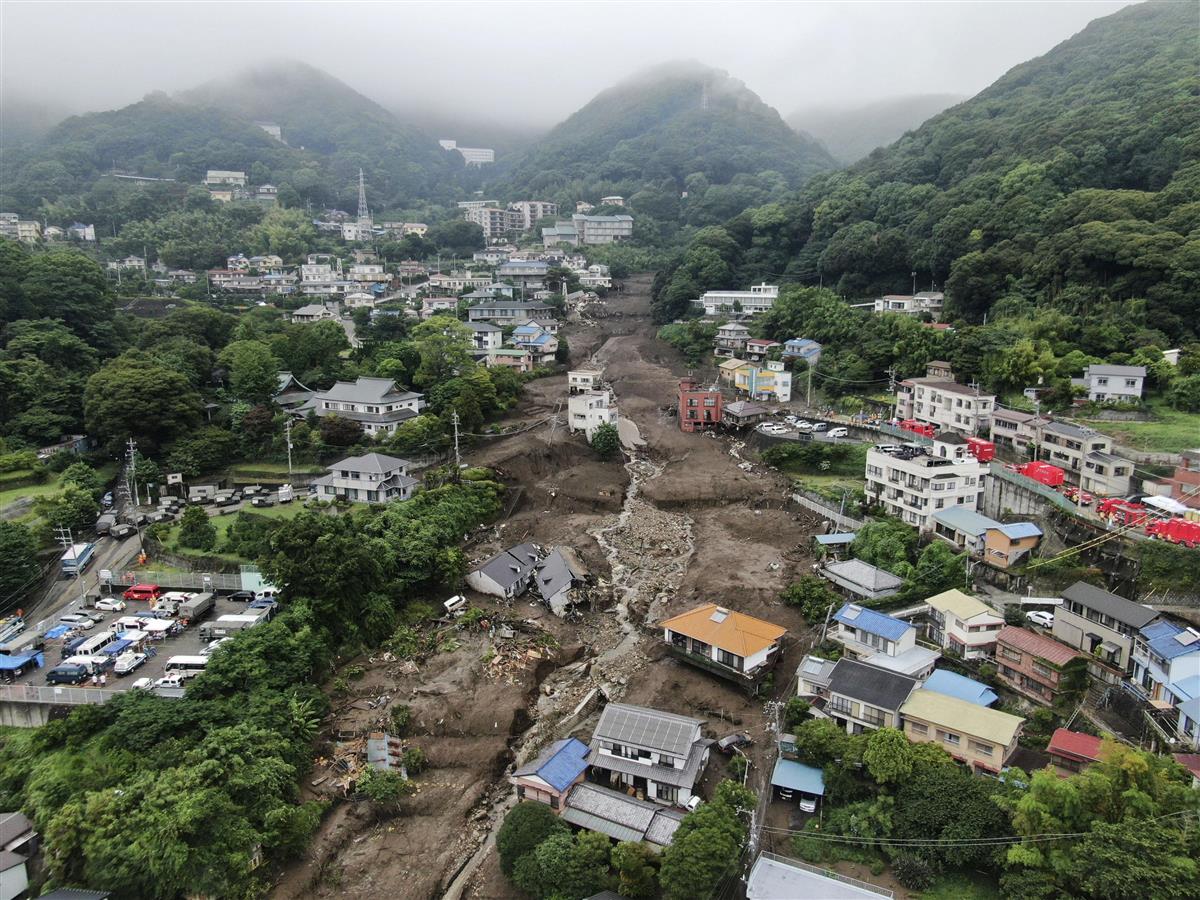 熱海の土石流 損保 衛星やドローンで被害迅速把握 Sankeibiz サンケイビズ 自分を磨く経済情報サイト