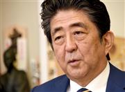 安倍晋三前首相（酒巻俊介撮影）