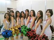 チアリーダーとしてのオリンピック誘致活動。提供：執筆者