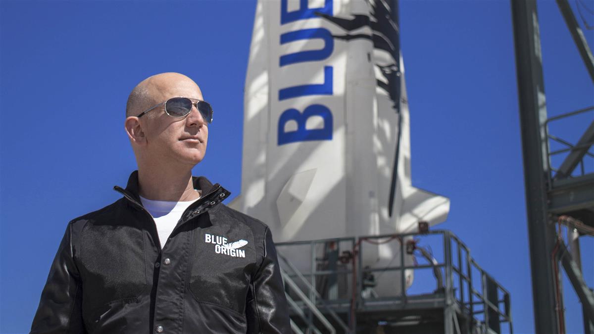 ブルー・オリジンの主宰ジェフ・ベゾス（Blue Origin）