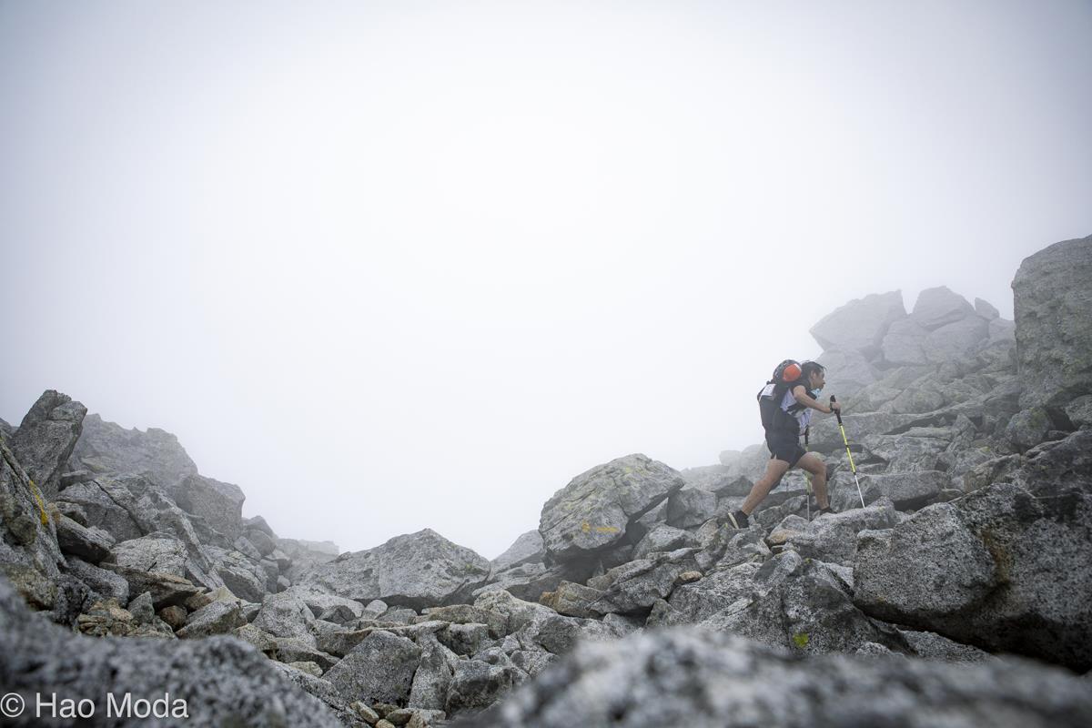 北アルプス、立山にて（茂田羽生撮影）
