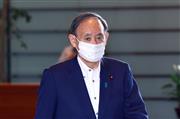 菅義偉首相＝１４日午前、首相官邸（春名中撮影）