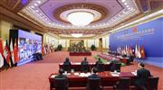 中国とＡＳＥＡＮ首脳のオンライン特別会議＝２２日、北京（新華社＝共同）
